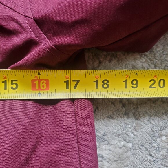 Volcom Winter Women's XS Sherpa Lined Coat Jacket Water Resistant Cranberry Red - Picture 5 of 8